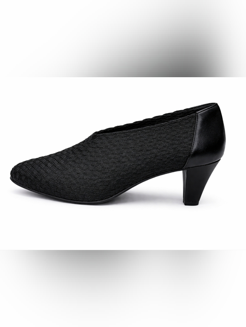 comfortview women's US 7.5 fold mid black